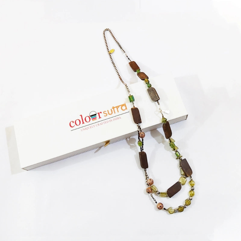 Prithvi Handmade Long Layered Necklace