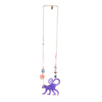 Monk Sculptural Resin Monkey necklace