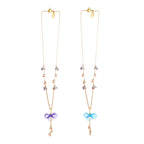 Willow Sculptural  Orchid Resin Pendant necklace