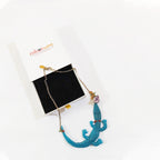 Austin Sculptural Resin Crocodile statement jewellery