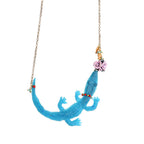 Austin Sculptural Resin Crocodile statement jewellery