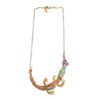 Austin Sculptural Resin Crocodile statement jewellery
