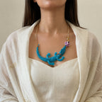 Austin Sculptural Resin Crocodile statement jewellery