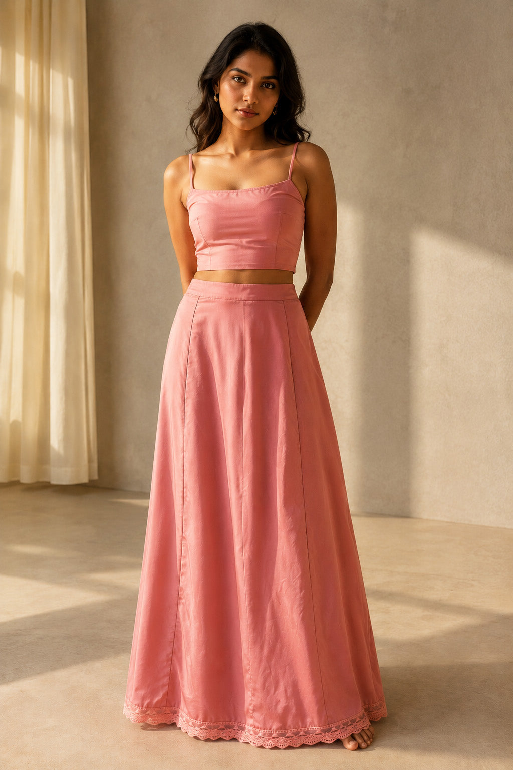 Kavya -  A line  8 panels underskirt