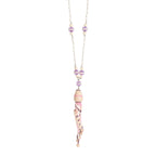 Bud Handmade  Seed Pearl Tassel Necklace