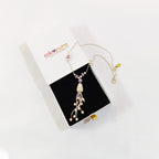 Bud Handmade  Seed Pearl Tassel Necklace