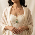 Tara  Resin Medallion Pendant necklace