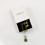 Tara  Resin Medallion Pendant necklace