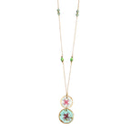 Tara  Resin Medallion Pendant necklace