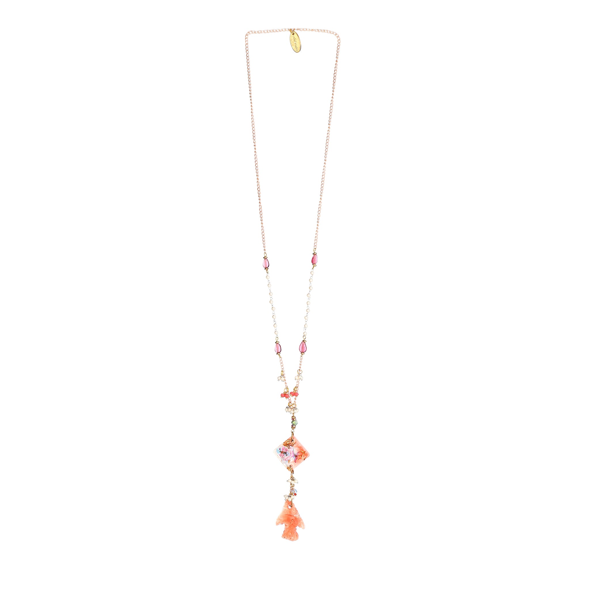 Raspberry Pink Beaded Jewelry | Artisanal Nature-Inspired Statement Accessory