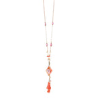 Raspberry Pink Beaded Jewelry | Artisanal Nature-Inspired Statement Accessory