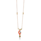 Pink Floral Statement Jewelry | Artisanal Nature-Inspired Romantic Accessory