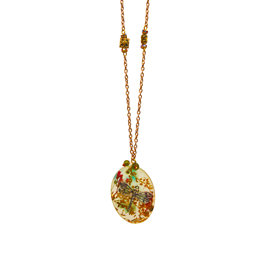 Pink Floral Statement Jewelry | Artisanal Nature-Inspired Romantic Accessory