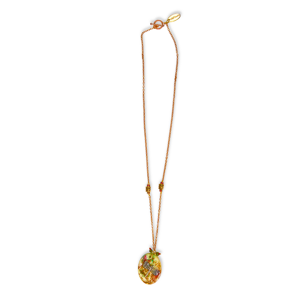 Pink Floral Statement Jewelry | Artisanal Nature-Inspired Romantic Accessory