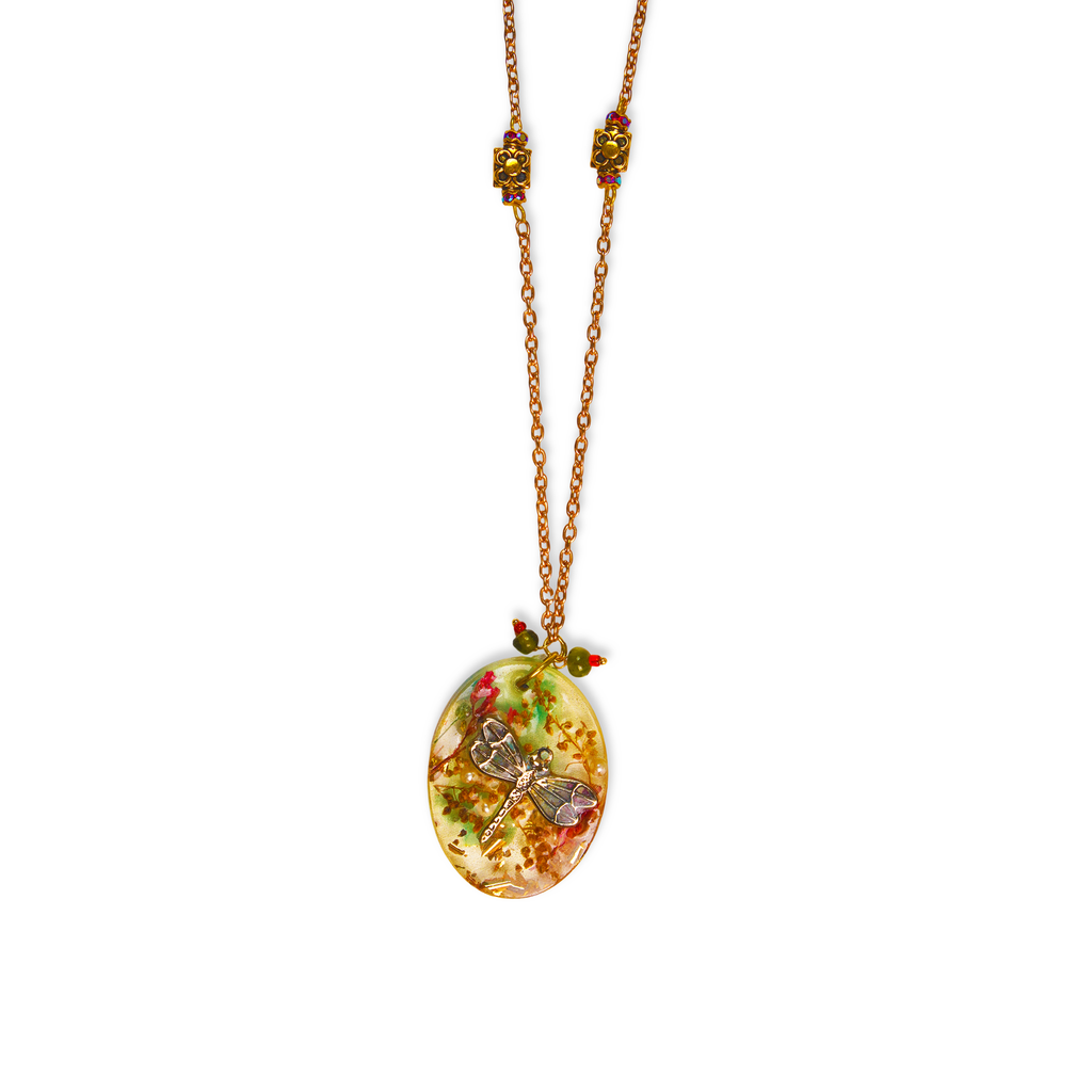 Pink Floral Statement Jewelry | Artisanal Nature-Inspired Romantic Accessory
