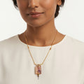Pink Floral Statement Jewelry | Artisanal Nature-Inspired Romantic Accessory