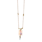 Pink Floral Statement Jewelry | Artisanal Nature-Inspired Romantic Accessory
