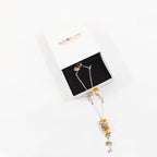 Pearl & Peach Moonstone Beaded Statement Jewelry | Artisanal Nature-Inspired Romantic Accessory