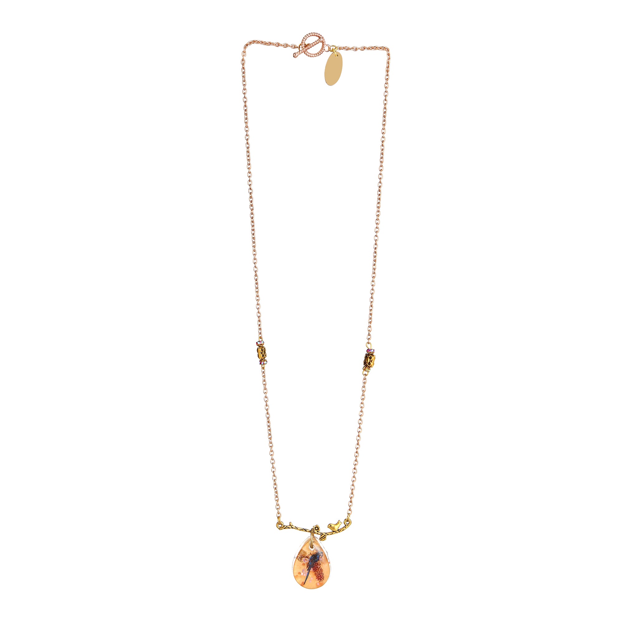 Pink Floral Statement Jewelry | Artisanal Nature-Inspired Romantic Accessory