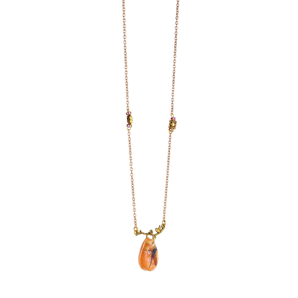 Pink Floral Statement Jewelry | Artisanal Nature-Inspired Romantic Accessory