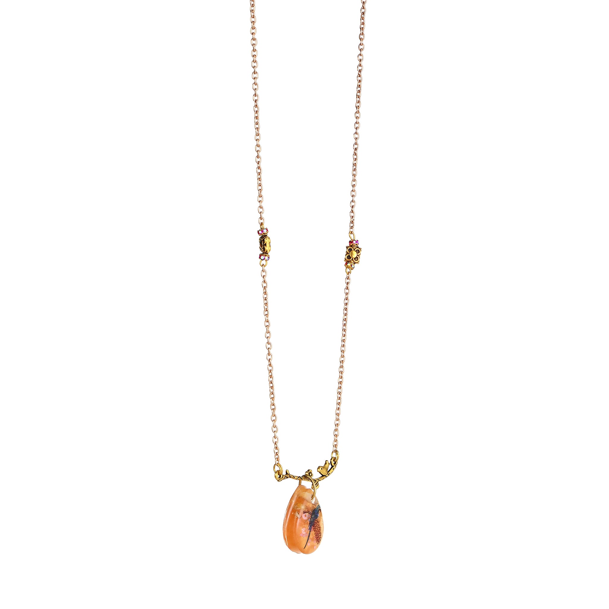 Pink Floral Statement Jewelry | Artisanal Nature-Inspired Romantic Accessory