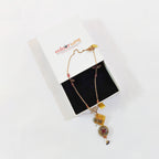 Raspberry Beaded Statement Jewelry | Artisanal Nature-Inspired Romantic Accessory