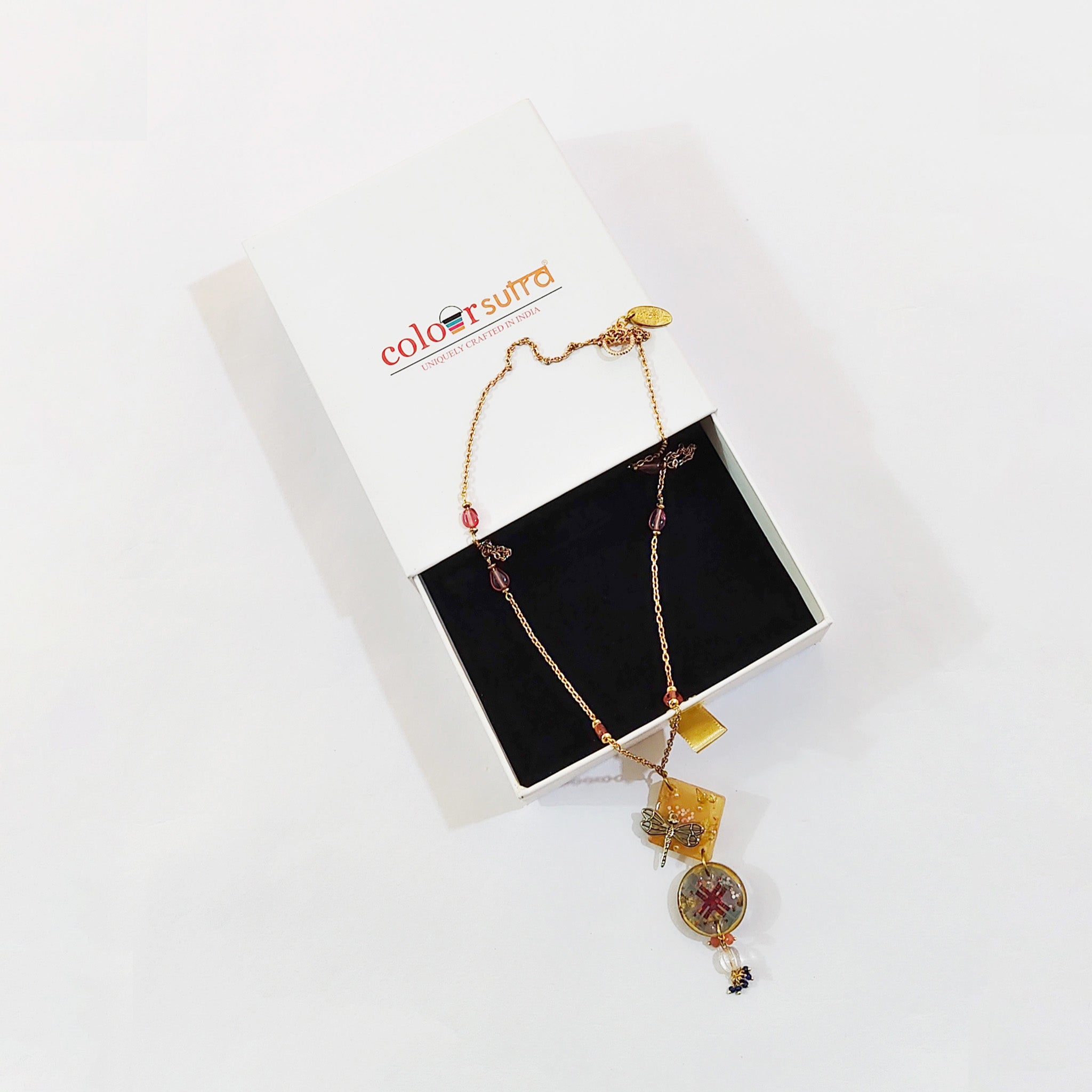Raspberry Beaded Statement Jewelry | Artisanal Nature-Inspired Romantic Accessory