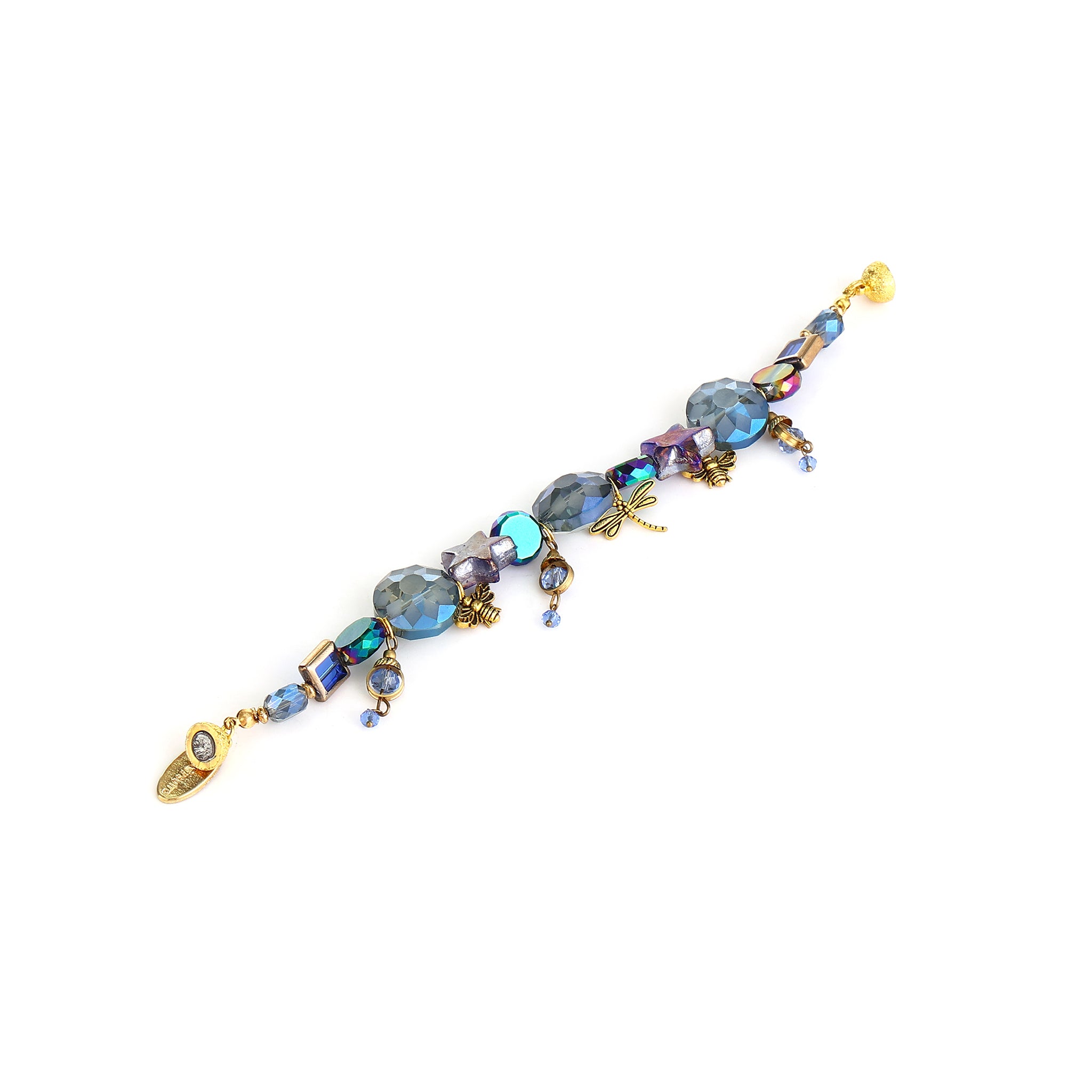 Amani Faceted Aurora Borealis Crystal & Star Beads