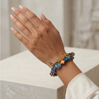 Amani Faceted Aurora Borealis Crystal & Star Beads