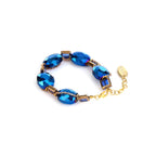 Nirvana Faceted Cobalt Blue Crystal Glass Beads
