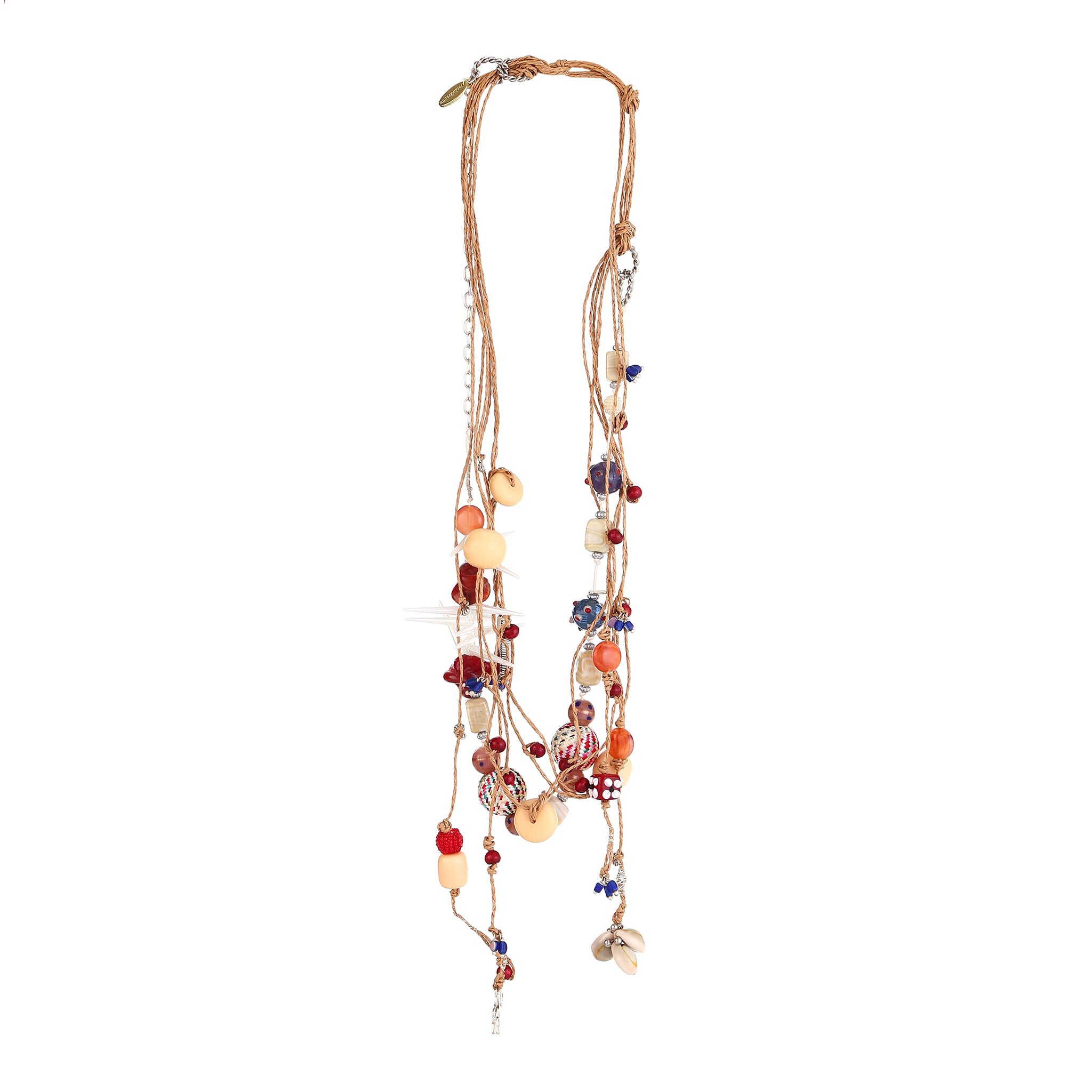 Wilt multi-strand Raffia Cord Necklace