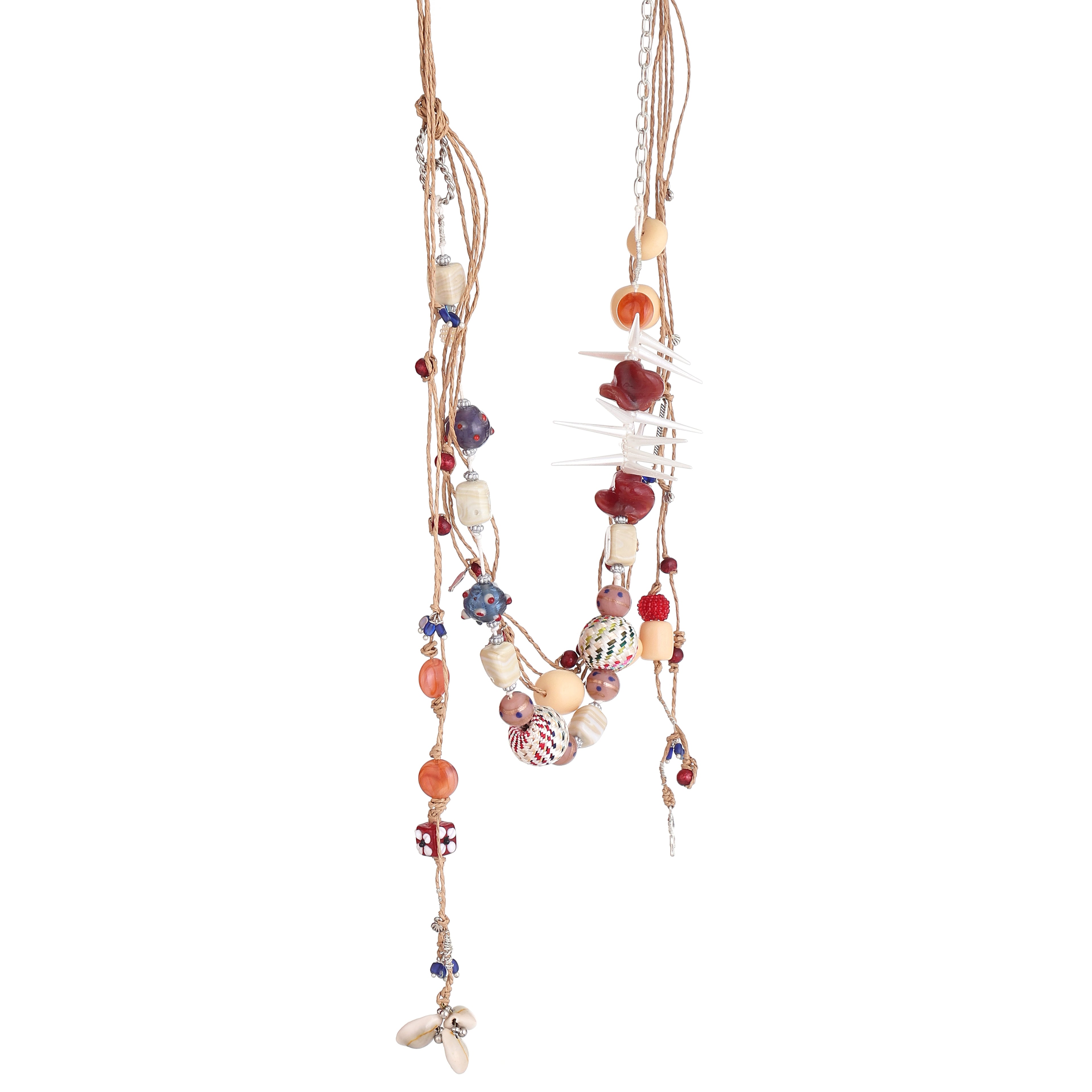 Wilt multi-strand Raffia Cord Necklace
