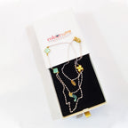 Hazel Handmade  Pearl Chain and Fish Layered Necklace