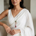JUNE handmade Seed Pearl Necklace