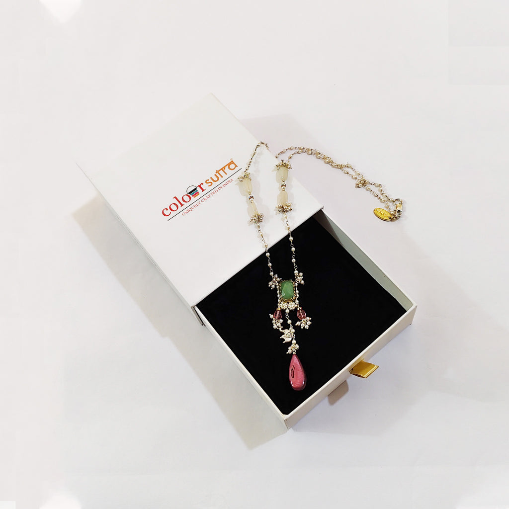 JUNE handmade Seed Pearl Necklace
