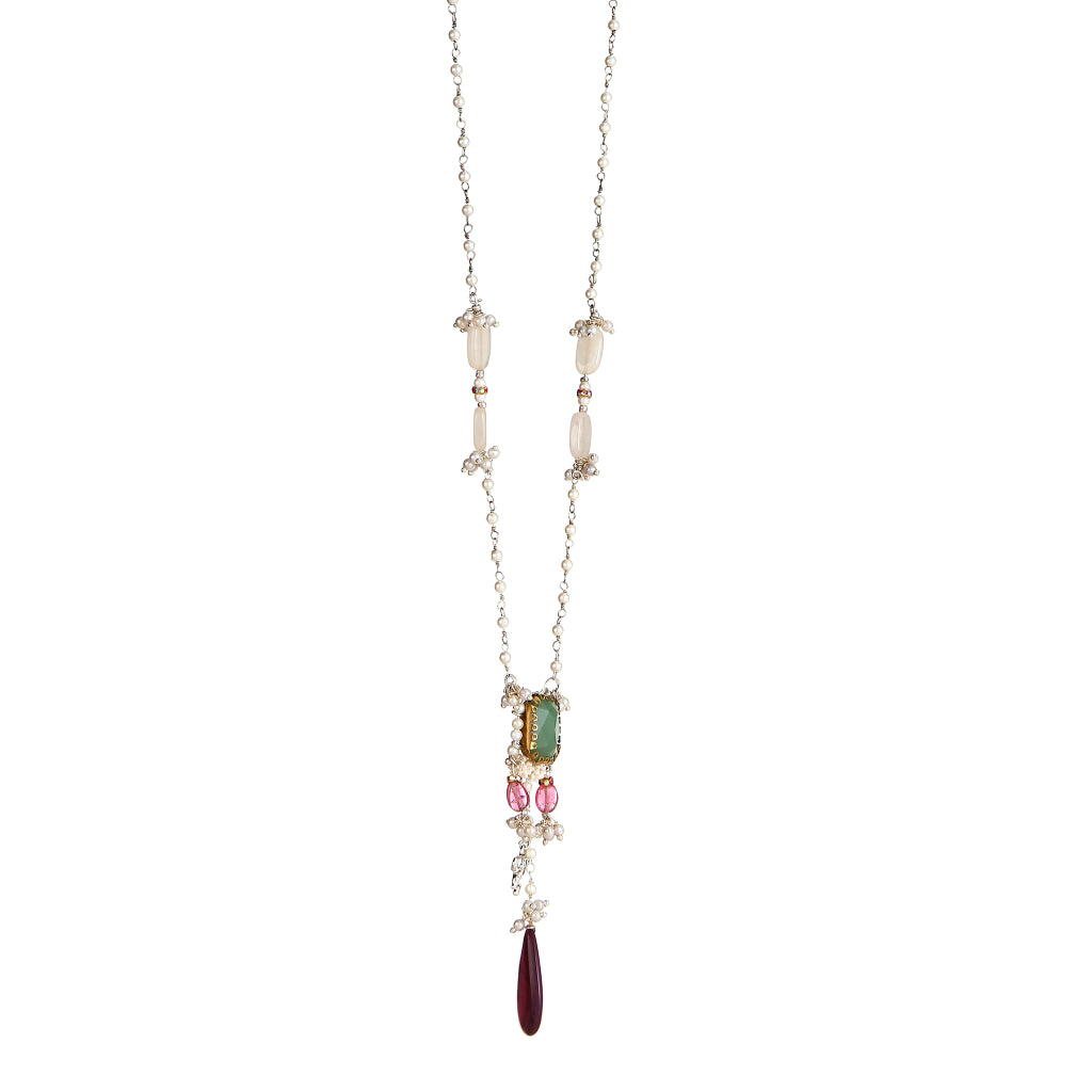 JUNE handmade Seed Pearl Necklace