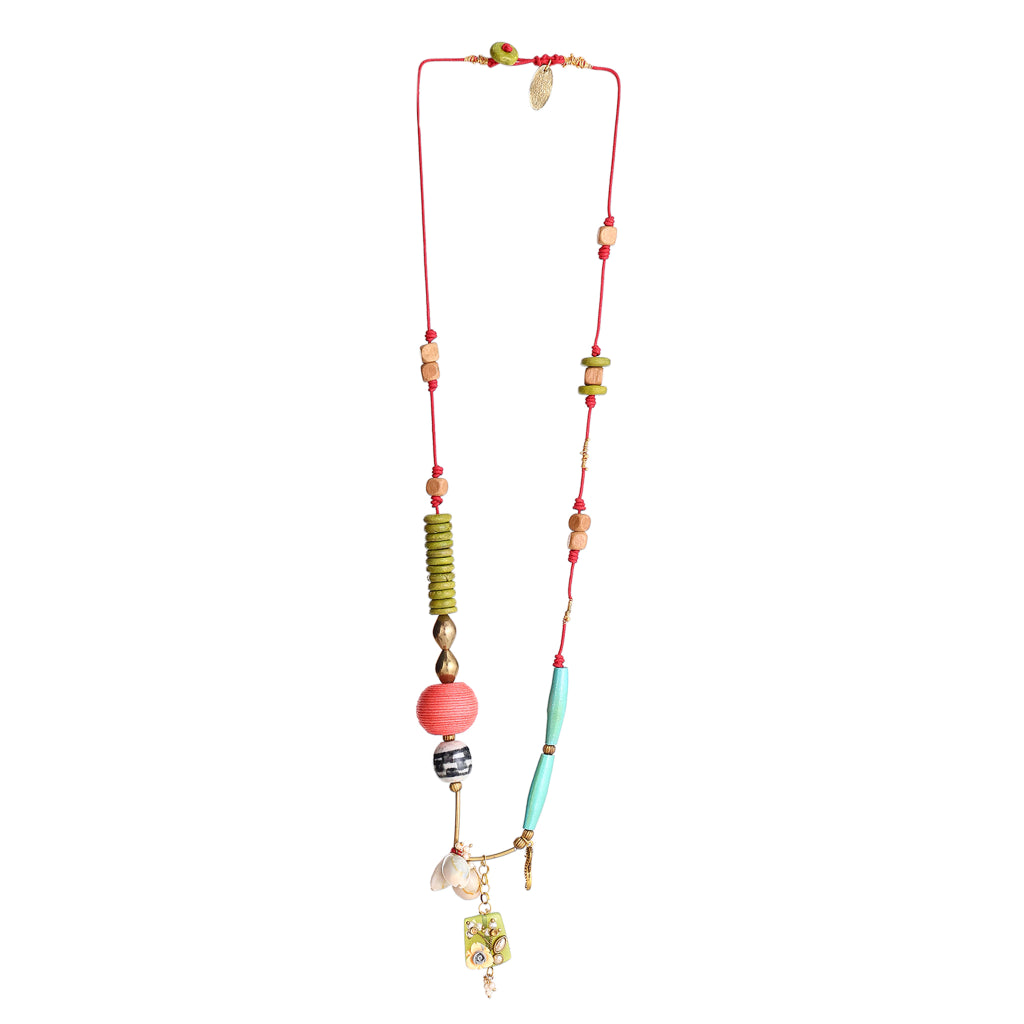 Vana handmade  Red Cord  Necklace