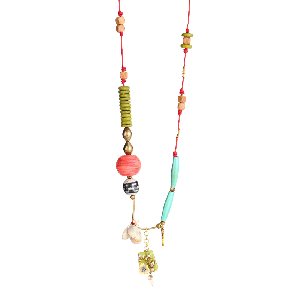 Vana handmade  Red Cord  Necklace