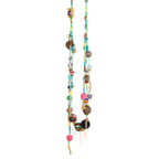 Aura multi-strand Green  Cord necklace
