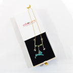 Relic Sculptural Jumping Rabbit Resin Pendant necklace