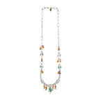 Talon Sculptural Mesh  Statement  necklace