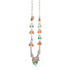 Talon Sculptural Mesh  Statement  necklace