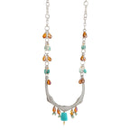 Talon Sculptural Mesh  Statement  necklace