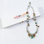 Talon Sculptural Mesh  Statement  necklace