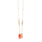 Echo Sculptural  Resin Elephant Pendant Necklace