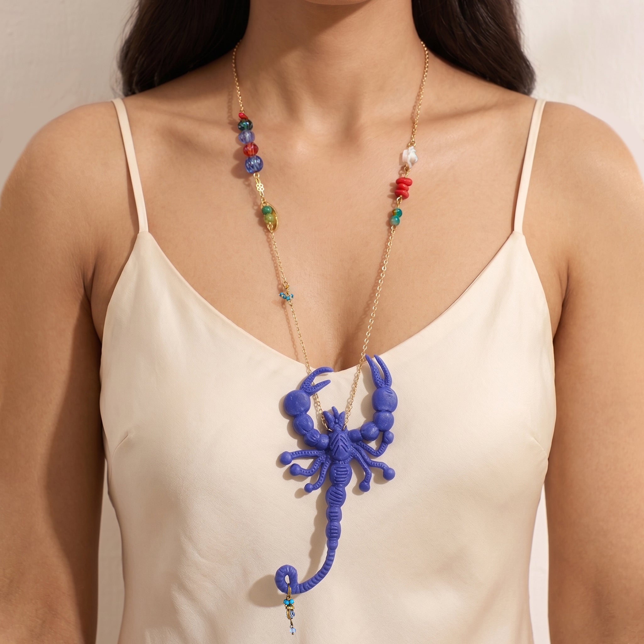 Scorpio Sculptural  necklace