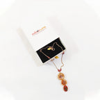 Raspberry Pink Beaded Statement Jewelry | Artisanal Nature-Inspired Romantic Accessory