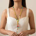 Cassia handmade  Lariat Style Layered Cord Necklace