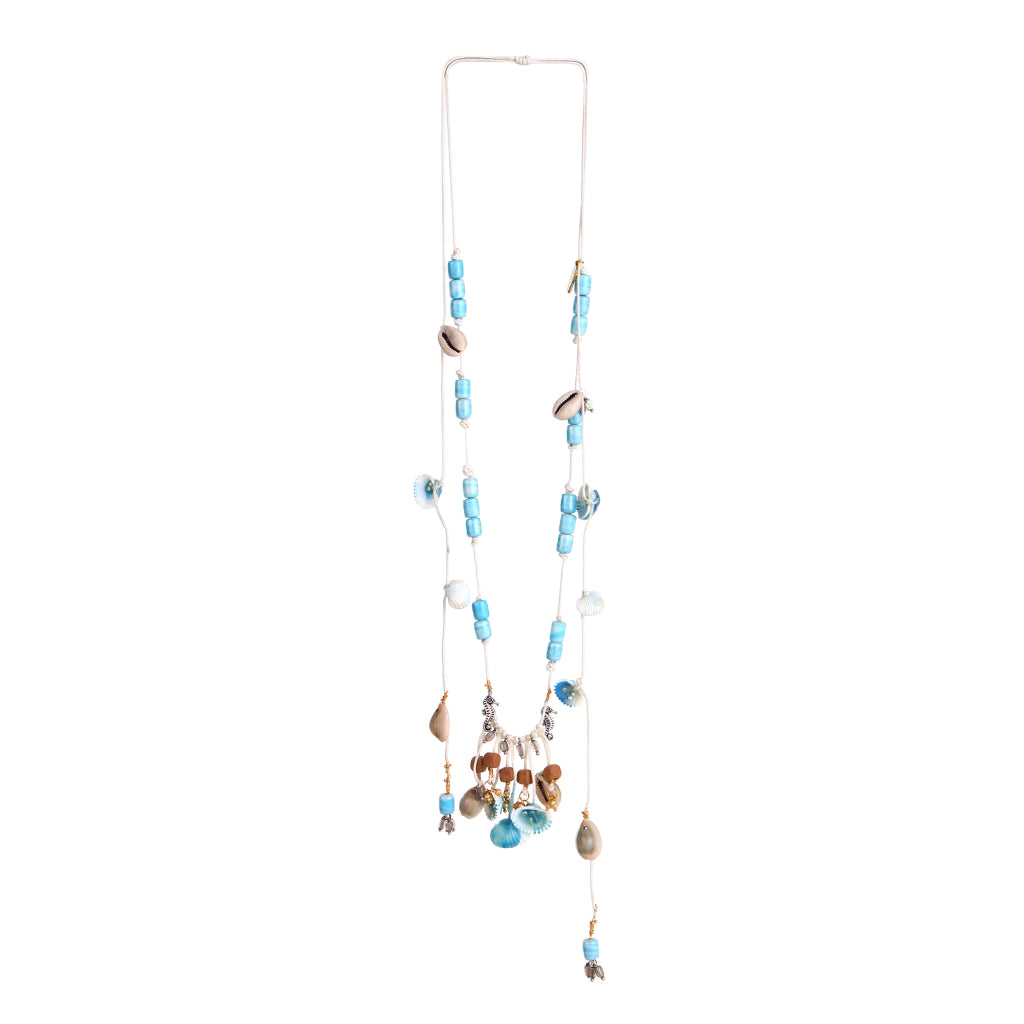 Bluebell handmade Nautical Shell  Layered Necklace