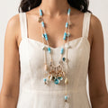 Bluebell handmade Nautical Shell  Layered Necklace